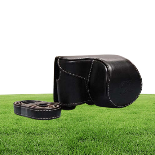 Superior Quality Leather Camera Bag Case Cover Pouch For Sony A6000 A6300 NEX6 Mar02