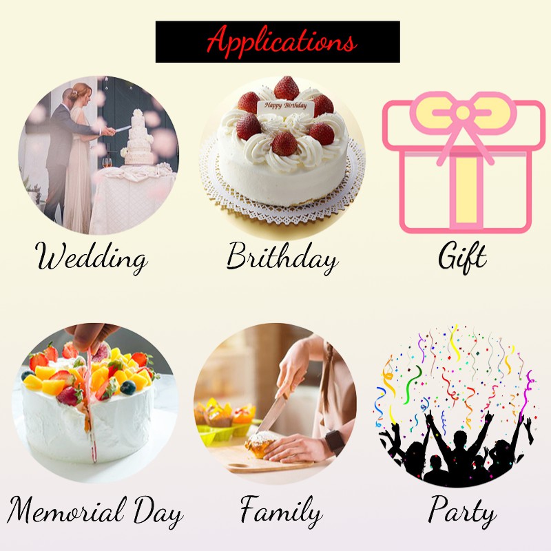 3pcsSet Personalized Pastry Stainless Steel Wedding Cake Knife Set Rose Gold Pizza Cutter Custom Dessert Pastry Baking Tools 220812023147