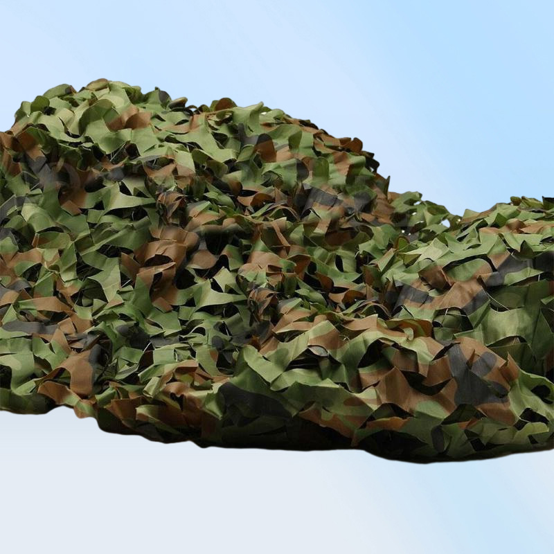 3x5m Woodland Camo Netting Camouflage Net Privacy Protection Mesh For Outdoor Camping Forest Landscape