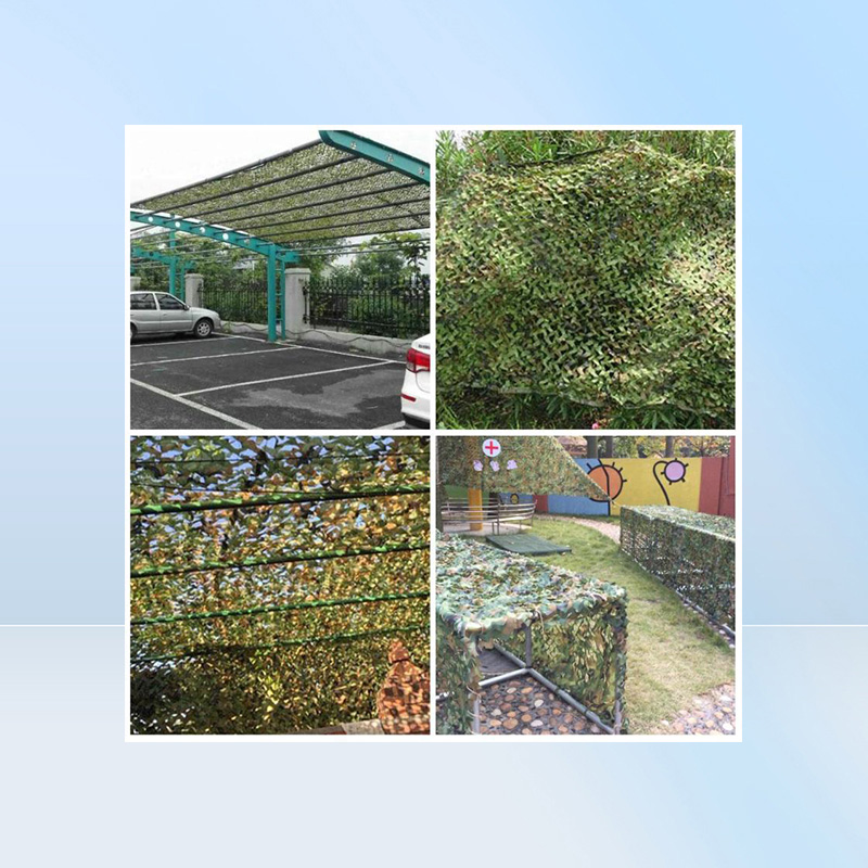 3x5m Woodland Camo Netting Camouflage Net Privacy Protection Mesh For Outdoor Camping Forest Landscape