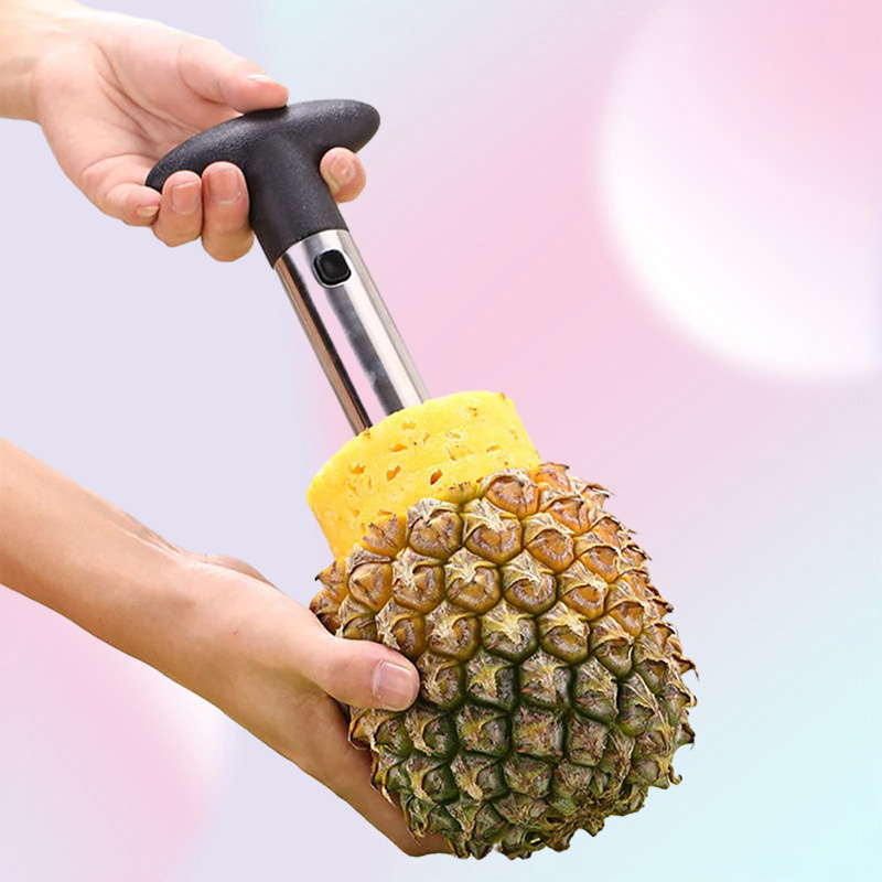 Fruit Vegetable Knife Stainless Steel Gadget Kitchen Accessories Pineapple Peeler Spiralizer Cutter Core Peel Slicer