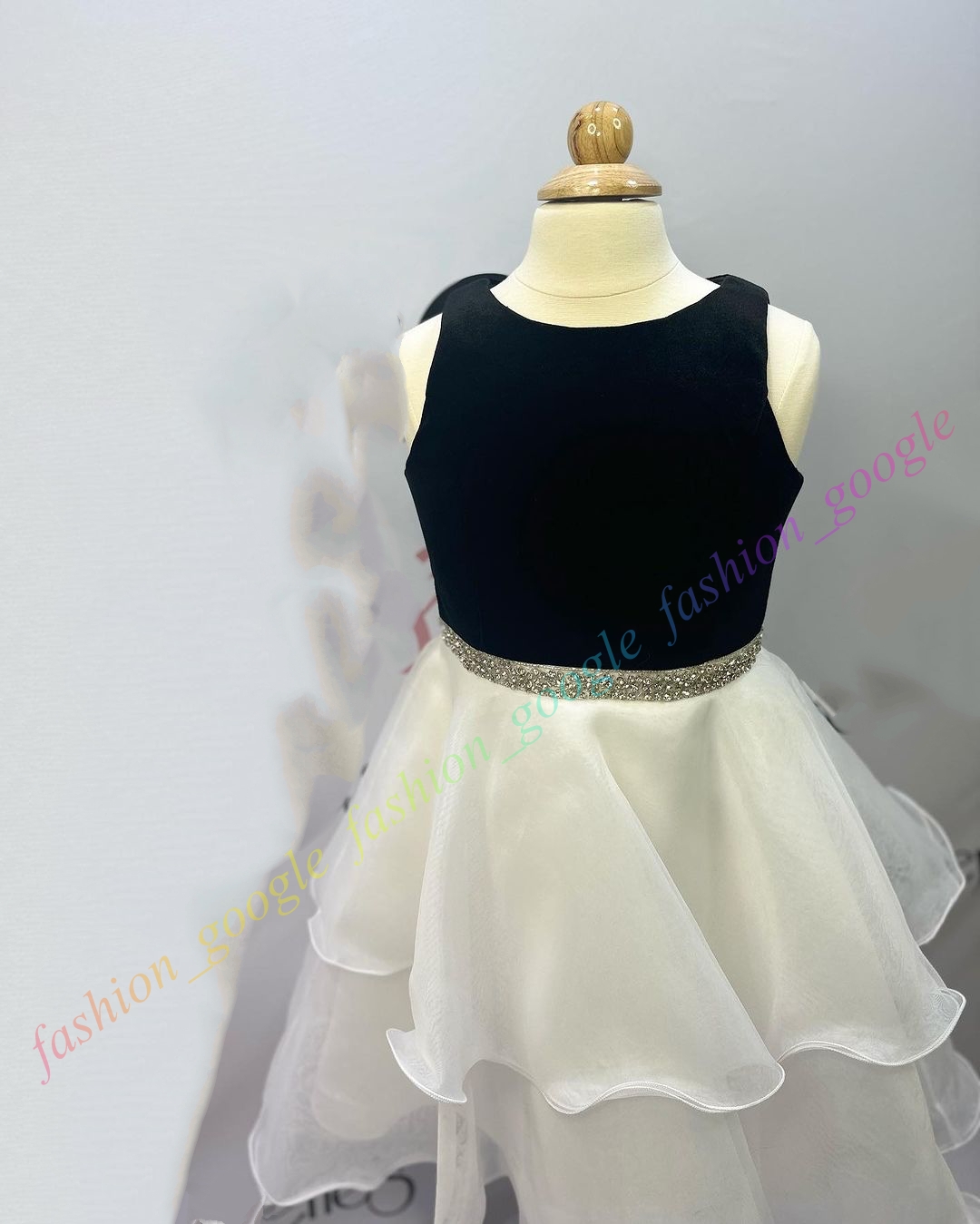 Baby Kid Pageant Showstopper Dress 2026 Magenta Short Cocktail Party Gown Flower Girl Toddler Infant Little Miss Interview Fun Fashion Runway Black/Ho