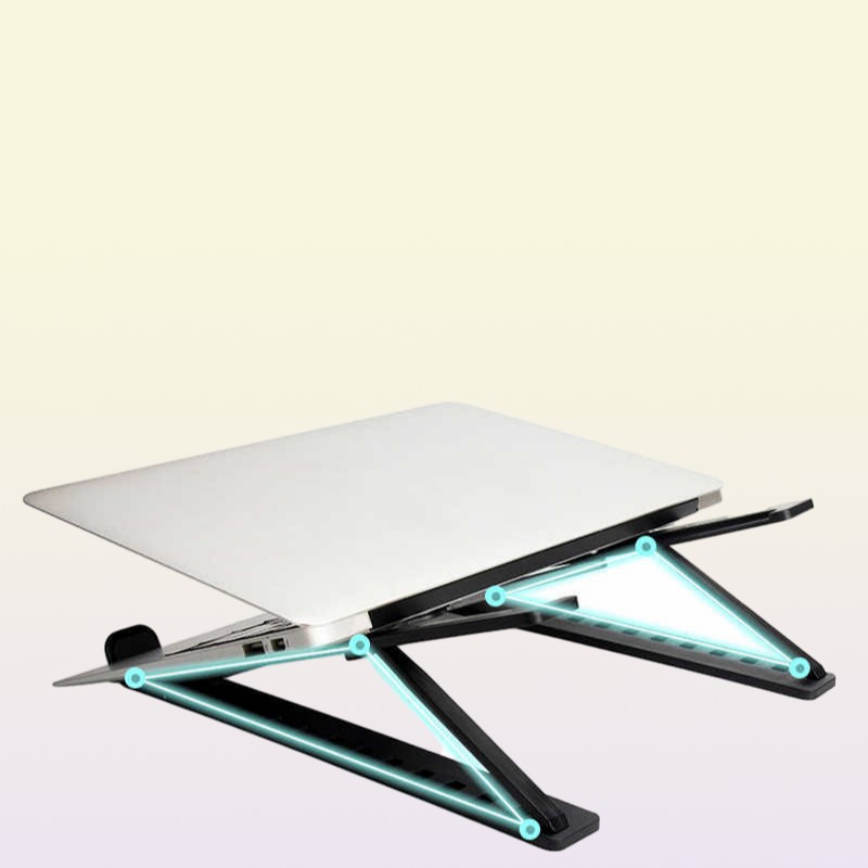 Tablet PC Stands Portable Laptop Stand Foldable Notebook Support Laptop Base Macbook Pro Holder Adjustable Bracket Computer Access