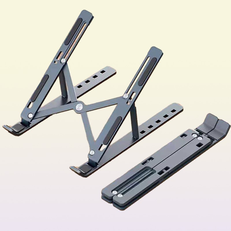 Tablet PC Stands Portable Laptop Stand Foldable Notebook Support Laptop Base Macbook Pro Holder Adjustable Bracket Computer Access
