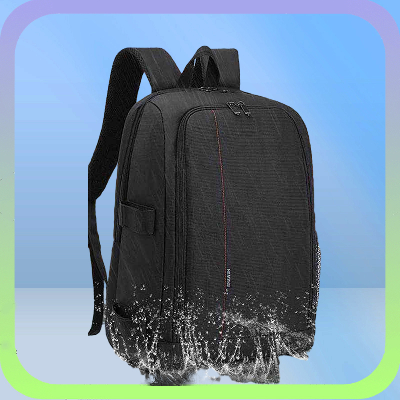 Waterproof DSLR Backpack DLSR Po Bag MultiFunctional Outdoor Camera Bag Backpack Case for DSLR Bag Lens Big AA220324
