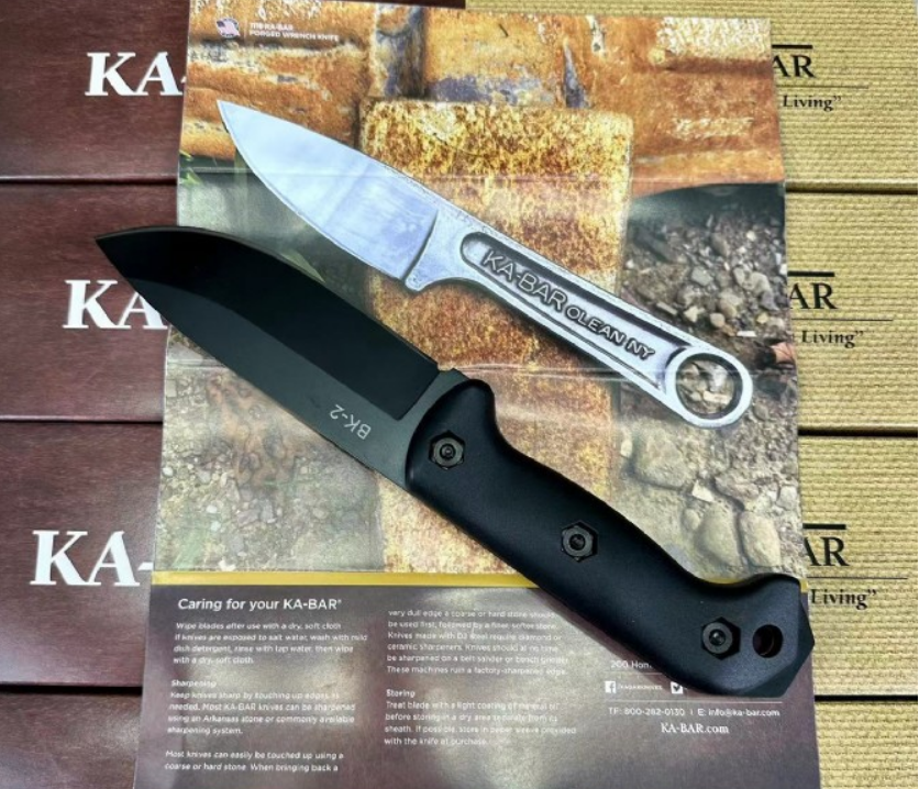 KA-BAR BK2 Becker Straight Fixed Blade Knife ABS Handle Tactical Self Defense EDC Tool Pocket Camping Hunting Knives a3005