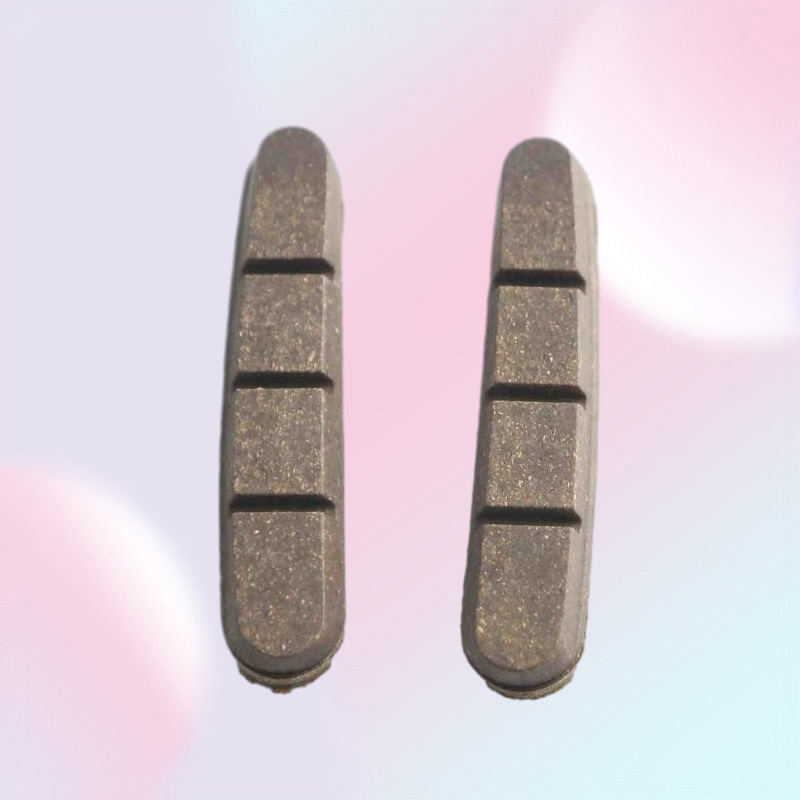 Bike Brakes Bicycle Road TRACK Brake Pads Carbon Rim Shoes Brown RightLeft