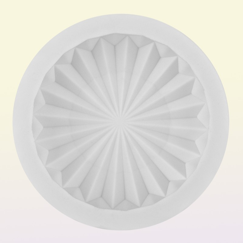 SJ Mousse Silicone Cake Mold 3D Pan Round Origami Cake Mould Decorating Tools Mousse Make Dessert Pan Accessories Bakeware 06161130863