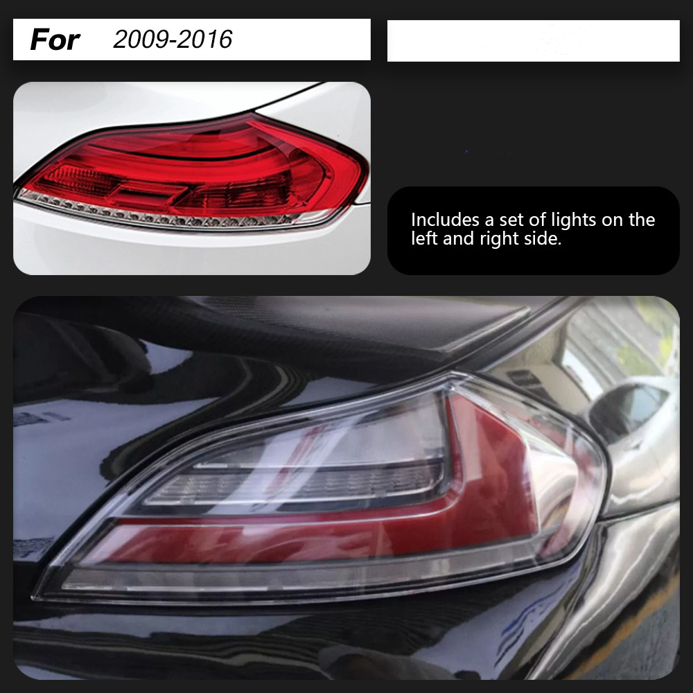 Car Styling Rear Lights For BMW Z4 E89 2009-20 16 LED Tail Lamp DRL Dynamic Signal Reverse Taillight Assembly