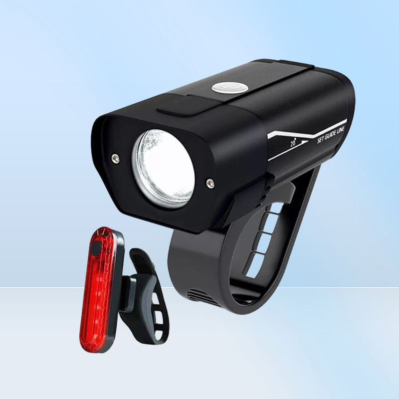 Bike Lights Bicycle Front Rear Light Cycling Safety Warning Lamp USB Rechargeable Headlight Taillight For Mountain Road