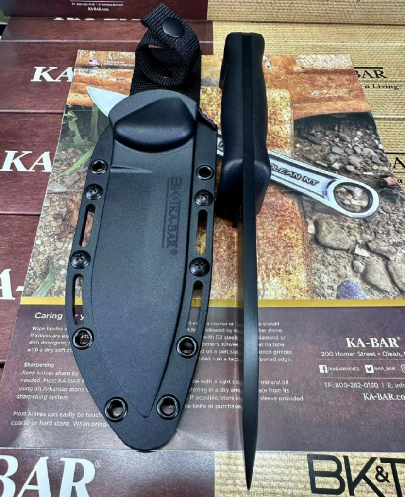 KA-BAR BK2 Becker Straight Fixed Blade Knife ABS Handle Tactical Self Defense EDC Tool Pocket Camping Hunting Knives a3005