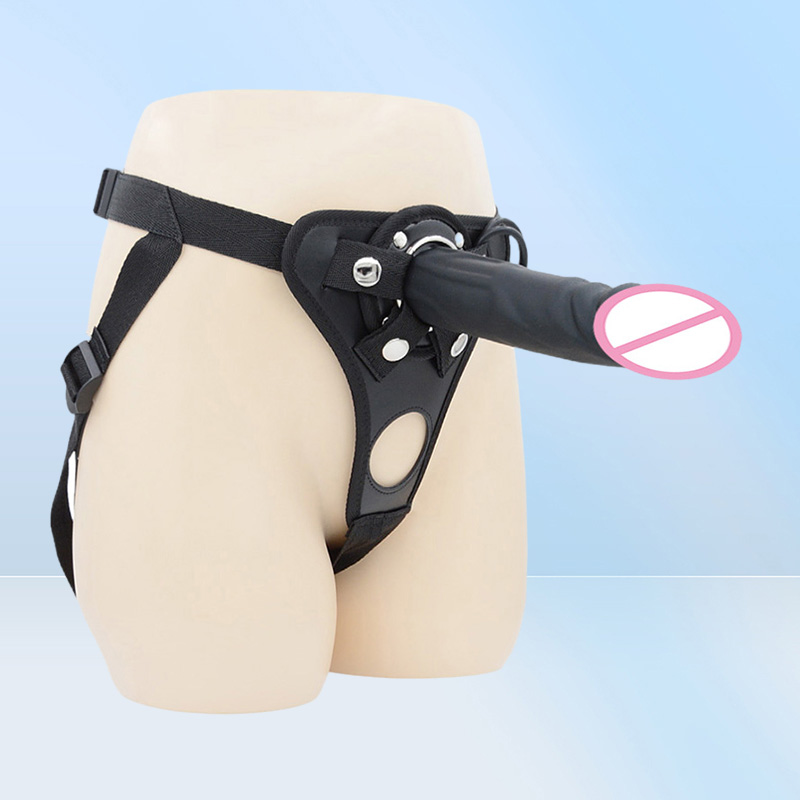 Costumes Sexy Strap On Realistic Dildo Panties For Men Woman Strapon Harness Belt Adult Games Sex Toys For Lesbian Women Couples A9525099 on
