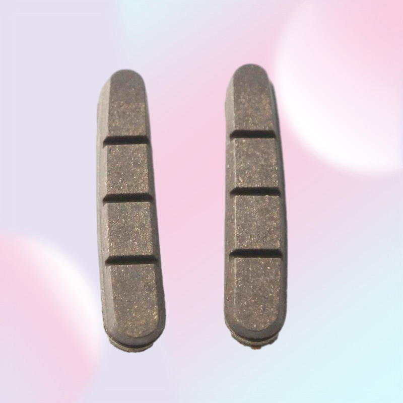 Bike Brakes Bicycle Road TRACK Brake Pads Carbon Rim Shoes Brown RightLeft
