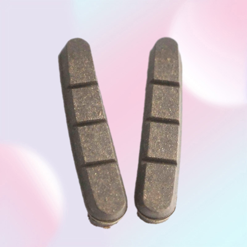 Bike Brakes Bicycle Road TRACK Brake Pads Carbon Rim Shoes Brown RightLeft