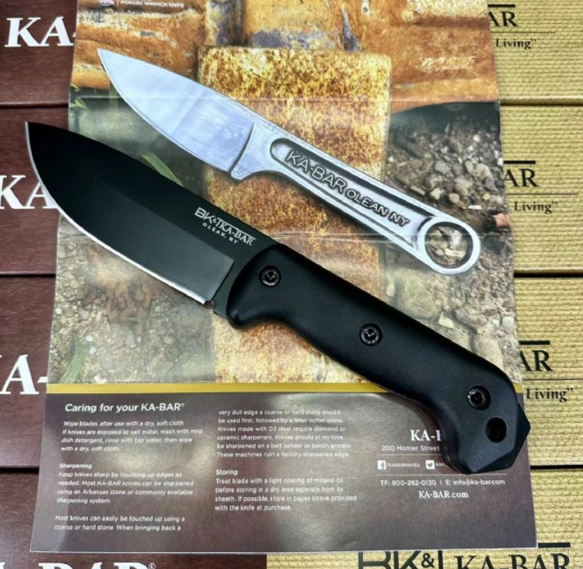KA-BAR BK2 Becker Straight Fixed Blade Knife ABS Handle Tactical Self Defense EDC Tool Pocket Camping Hunting Knives a3005