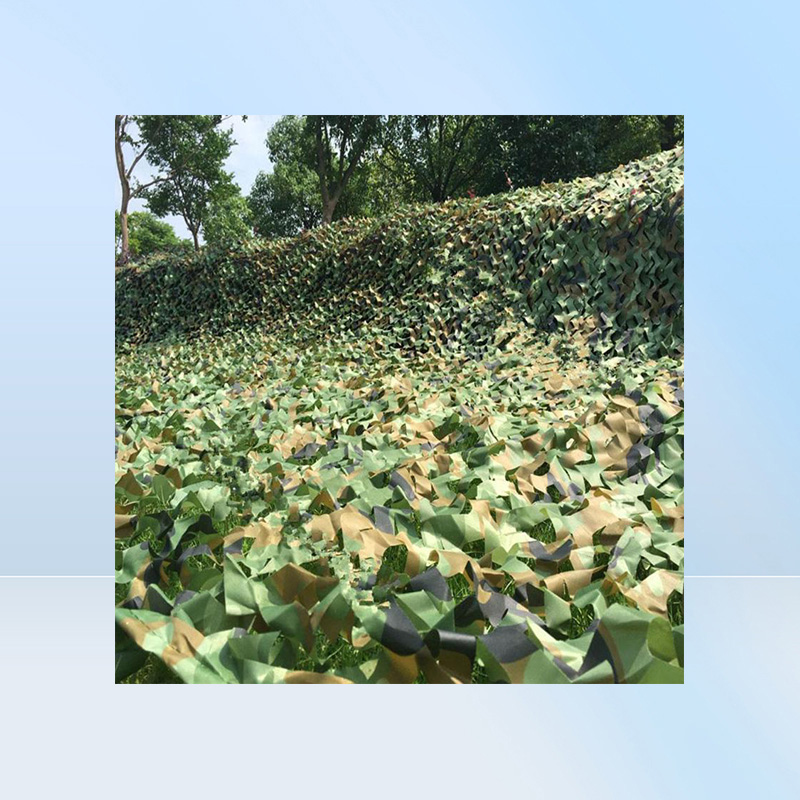 3x5m Woodland Camo Netting Camouflage Net Privacy Protection Mesh For Outdoor Camping Forest Landscape
