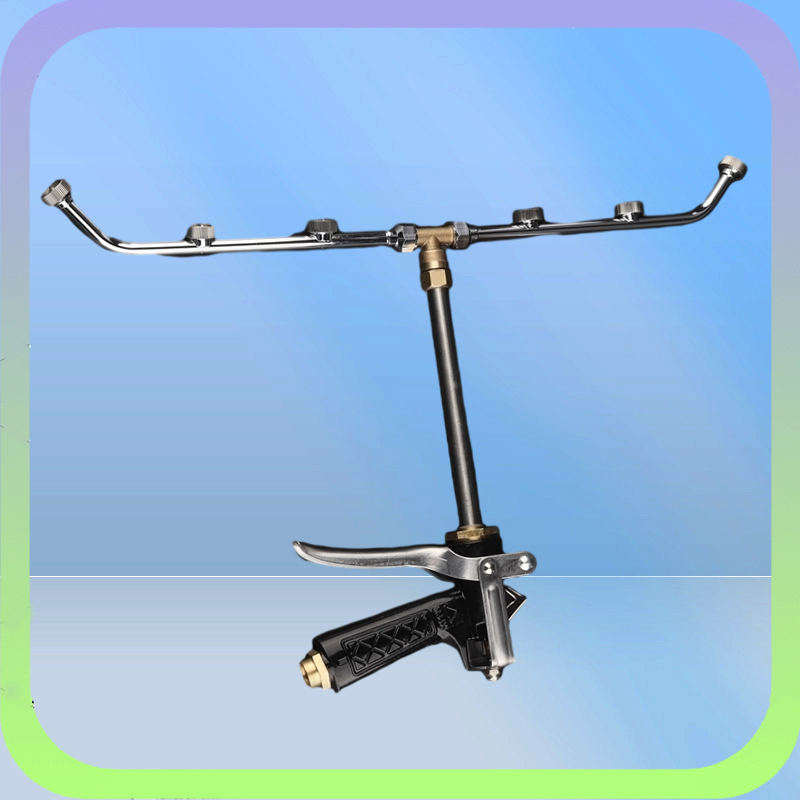 6 Holes Agricultural Stainless Steel Atomizing Nozzle Fruit Tree Spray Gun Pesticide Sprinkler Garden Irrigation Sprayer 2205252424176