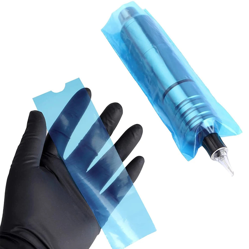 50100pcs Tattoo Cartridge Filter Pen Clip Sleeves Bags Supply Disposable Tattoo Machine Cord Covers Bags Tattoo Accessories 240103