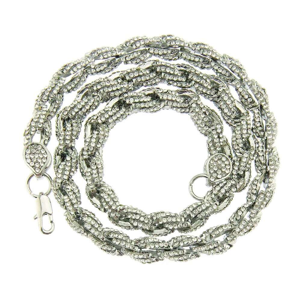 Link Hip Hop Cuban Chain Iced Necklace Ladies