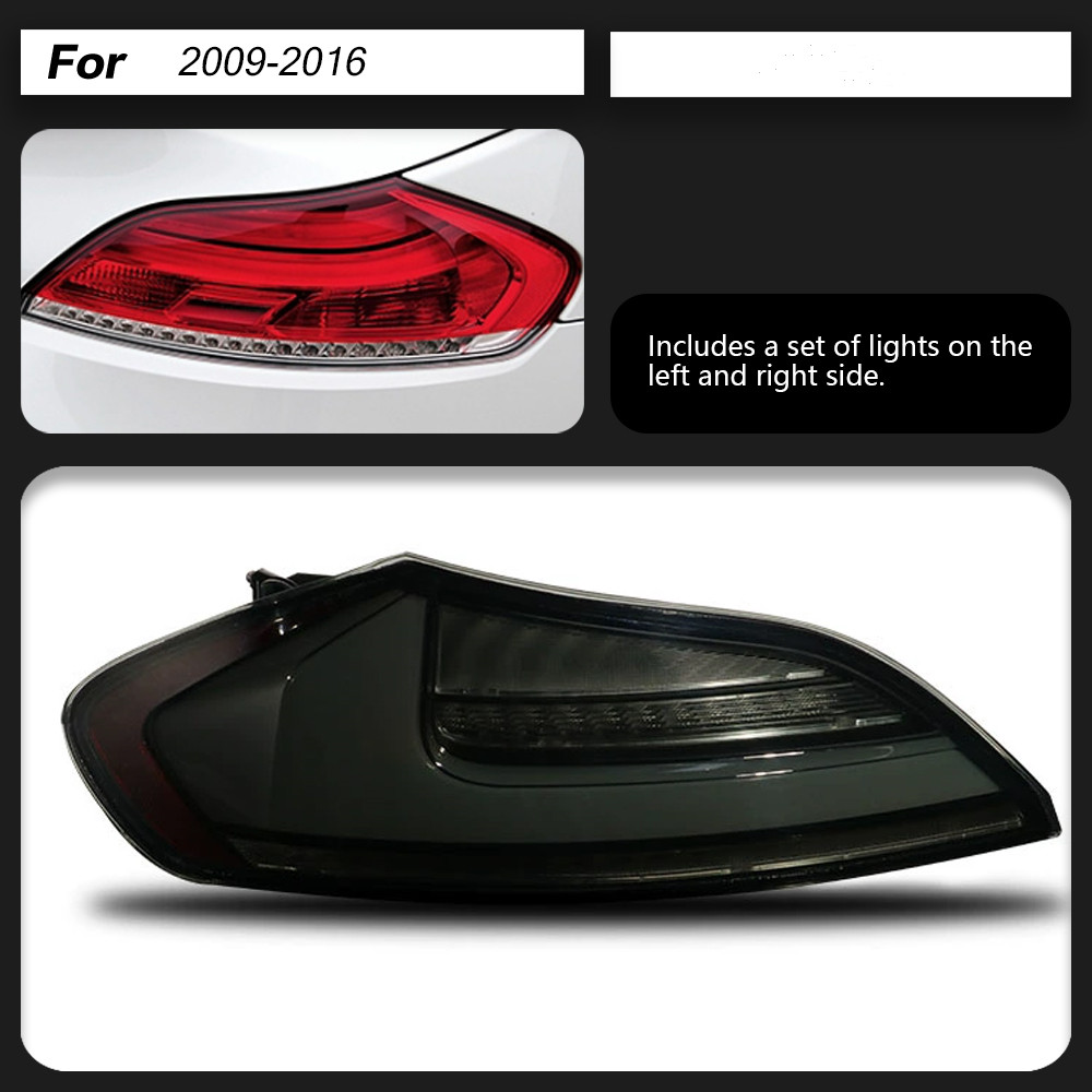 Car Styling Rear Lights For BMW Z4 E89 2009-20 16 LED Tail Lamp DRL Dynamic Signal Reverse Taillight Assembly