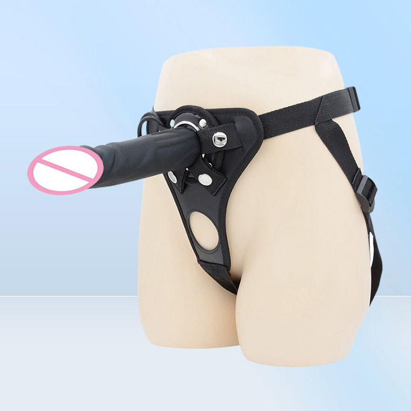 Costumes Sexy Strap On Realistic Dildo Panties For Men Woman Strapon Harness Belt Adult Games Sex Toys For Lesbian Women Couples A9525099 on