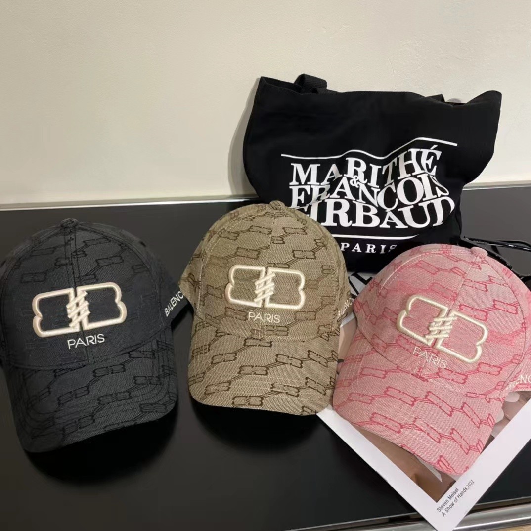 Balencaigaitys Ball hat designer hat baseball hat embroidery autumn hat cotton cotton sun hat female female female