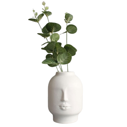 Nordic Ins Style Creative Personality Face Vase Modern Minimalist Lips Ceramic Floral Home Bar Bookstore Decoration Ornaments 21045964734