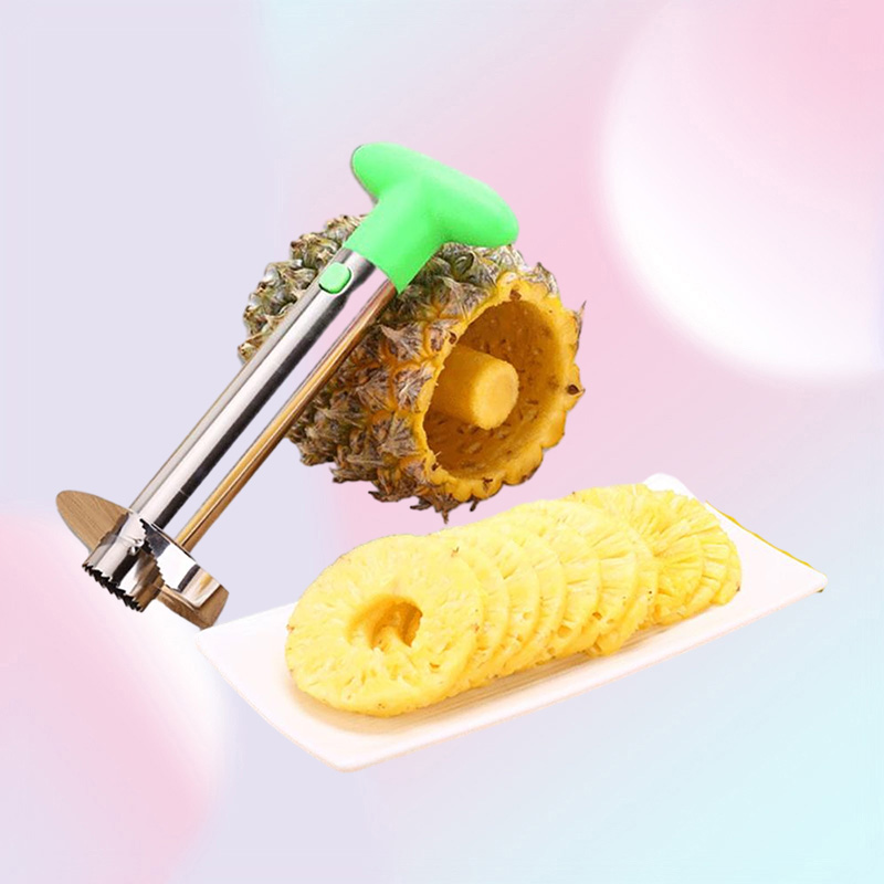 Fruit Vegetable Knife Stainless Steel Gadget Kitchen Accessories Pineapple Peeler Spiralizer Cutter Core Peel Slicer