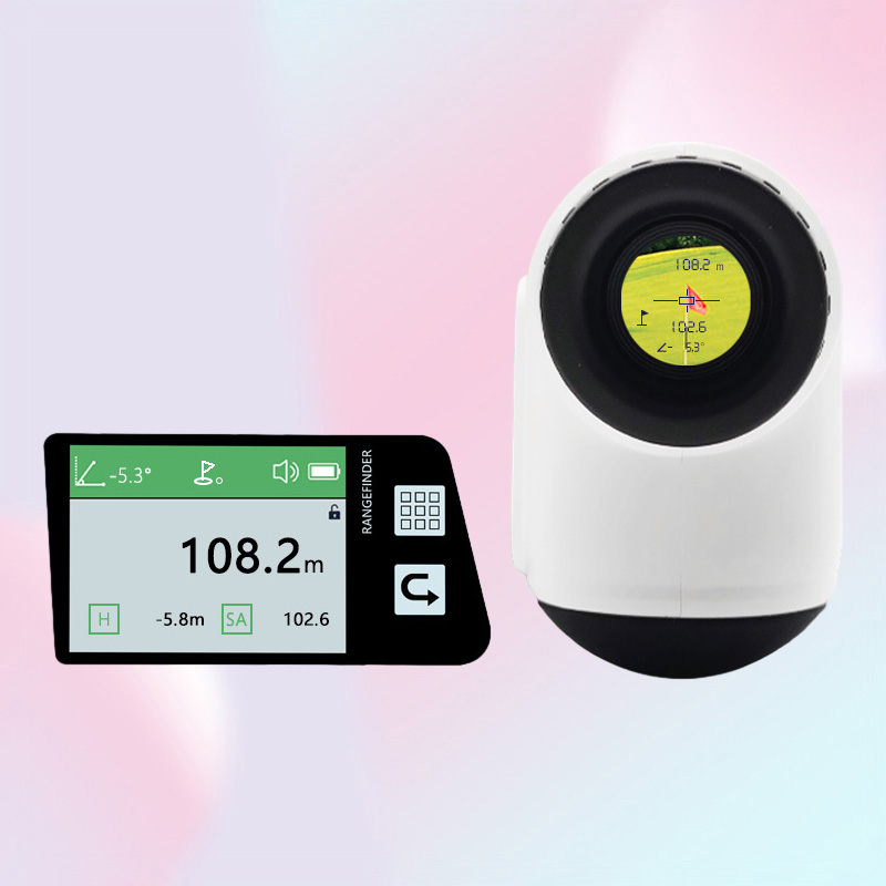 Telescopes touch screen Range Finder Golf Telescope rechargeable Laser rangefinder LCD Display Distance meter with FlagLock 600m