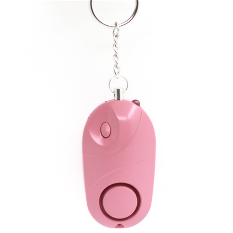 Personal Alarm for Children Girl Women Old Man Security Protect Alert Safety Scream Loud Keychain 130db Egg LED Anti-Lost Alarms DHL Free