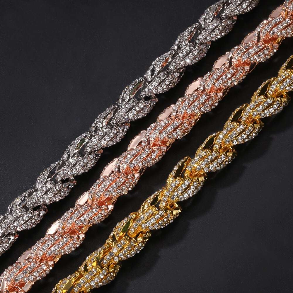 Link Hip Hop Cuban Chain Iced Necklace Ladies