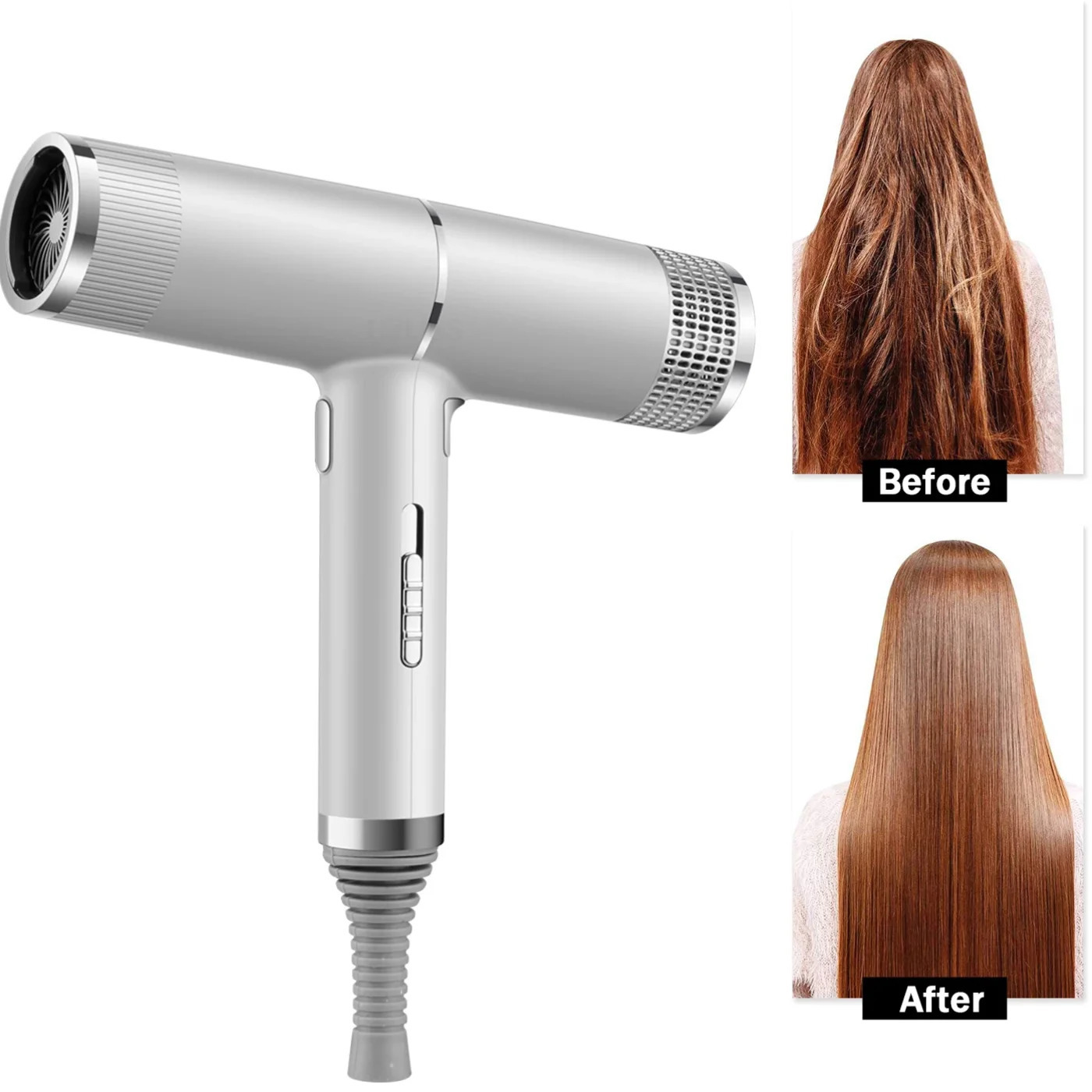 Powerful Hair Dryer with Diffuser Home Electrical Appliances Negative Ion Care Hair Dryer Professional Hairdressing Equipment 240102