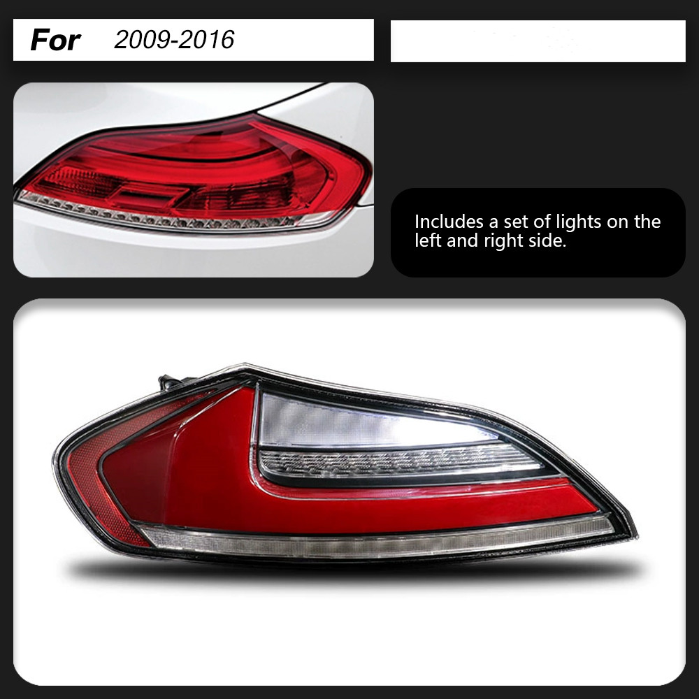 Car Styling Rear Lights For BMW Z4 E89 2009-20 16 LED Tail Lamp DRL Dynamic Signal Reverse Taillight Assembly