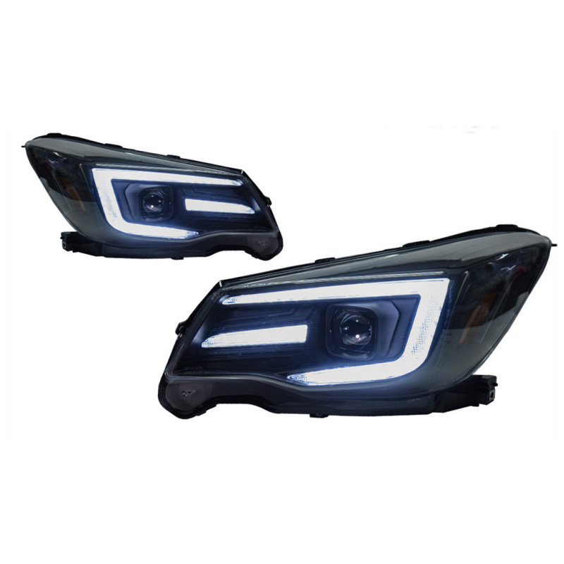 Head Lamp For Subaru Forester Headlights 2013-20 16 Upgrade Styling LED Daytime Lights DRL Turn Signal High Beam
