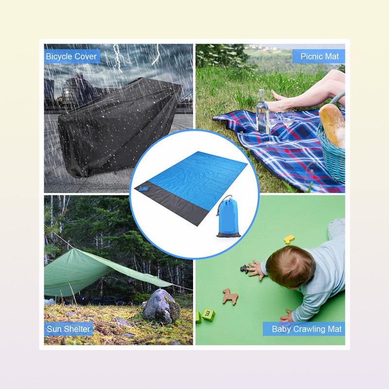 Camping Mat Waterproof Beach Blanket Outdoor Portable Picnic Ground Mat Mattress Outdoor Camping Picnic Mat blanket