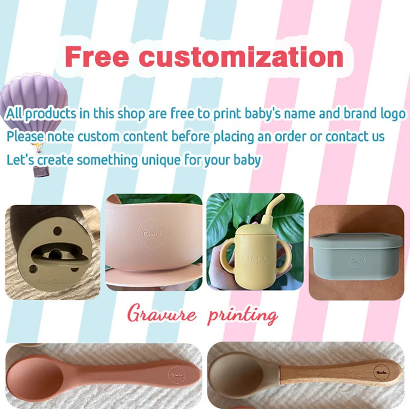 Customizable Food Grade Silicone Snack Cup With Lid Portable Children's Travel Storage Box Trains Baby's Grasp Ability 240104