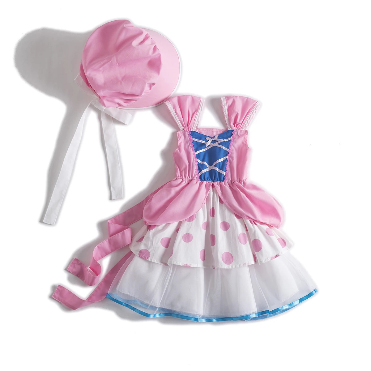 bo peep costume Tutu Dresses Forky Sheriff Buzz lightyear Cowboy Cowgirl Girls Dress Girl Bo Peep Costume with hat 240104