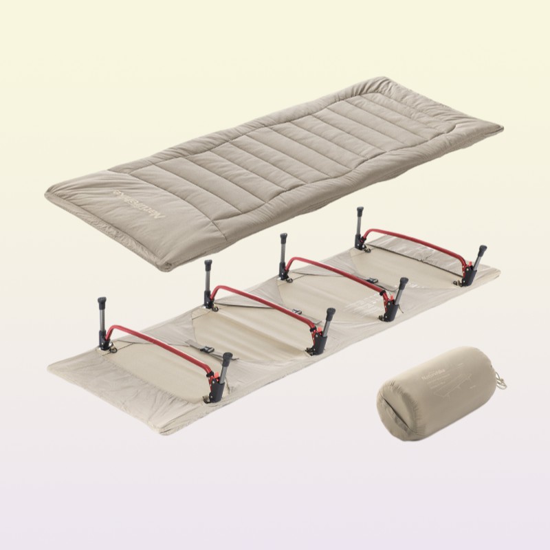 Camping bed Ultralight Soft cotton sleeping pad outdoor camping tent portable folding mattress Keep Warm 220504