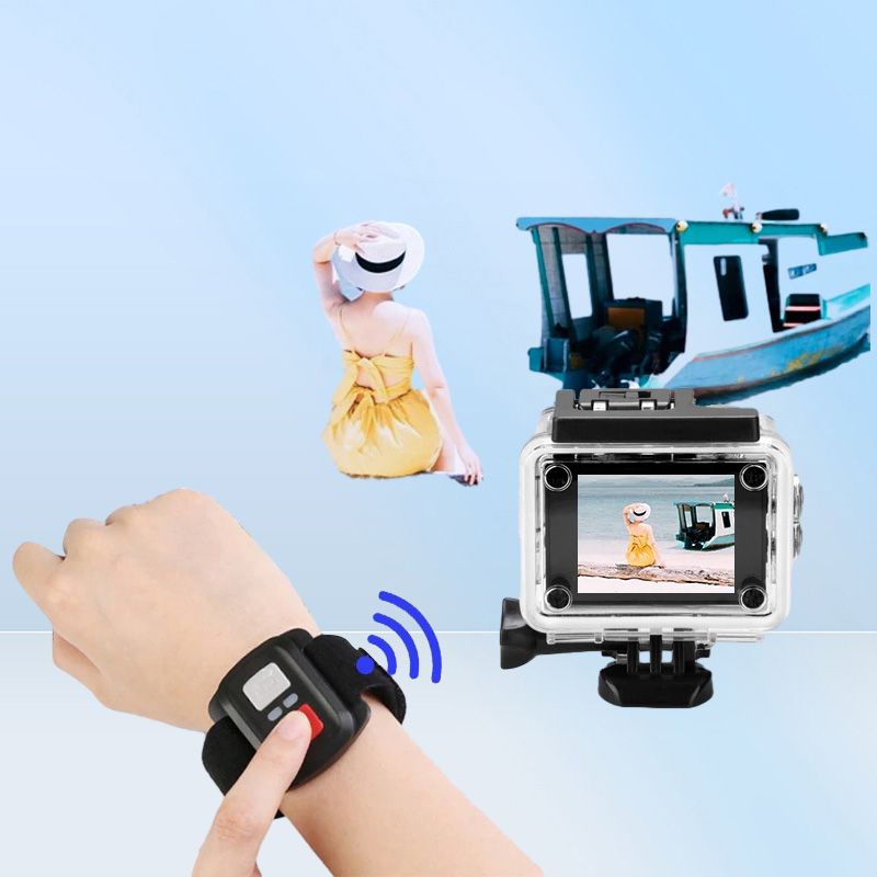 Sports Action Video Cameras 4K HD WiFi 20inch Screen 30FPS 170D Waterproof Helmet Remote Control Mini Camcorder 221024