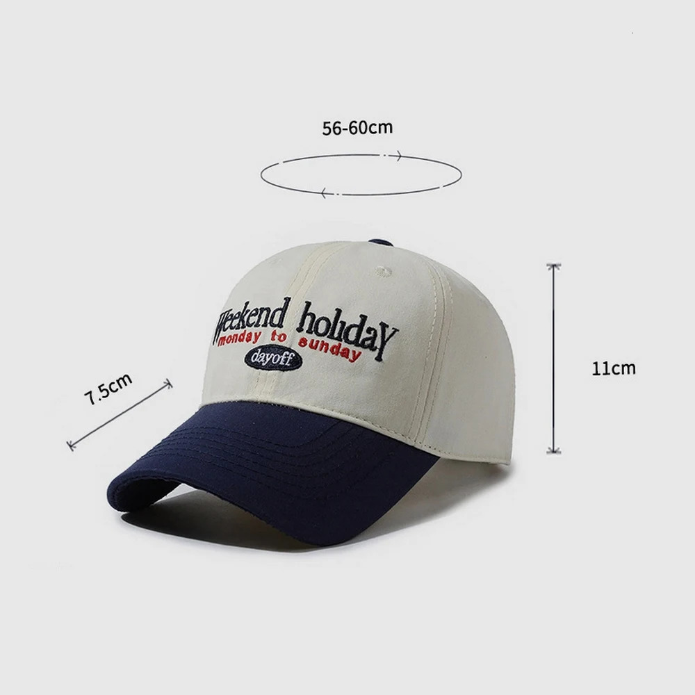 Spring And Autumn Women Baseball Caps Dome Cotton Hats 5660cm MultiColor Brim Embroidery Patterns Weekend Leisure Sports 240103