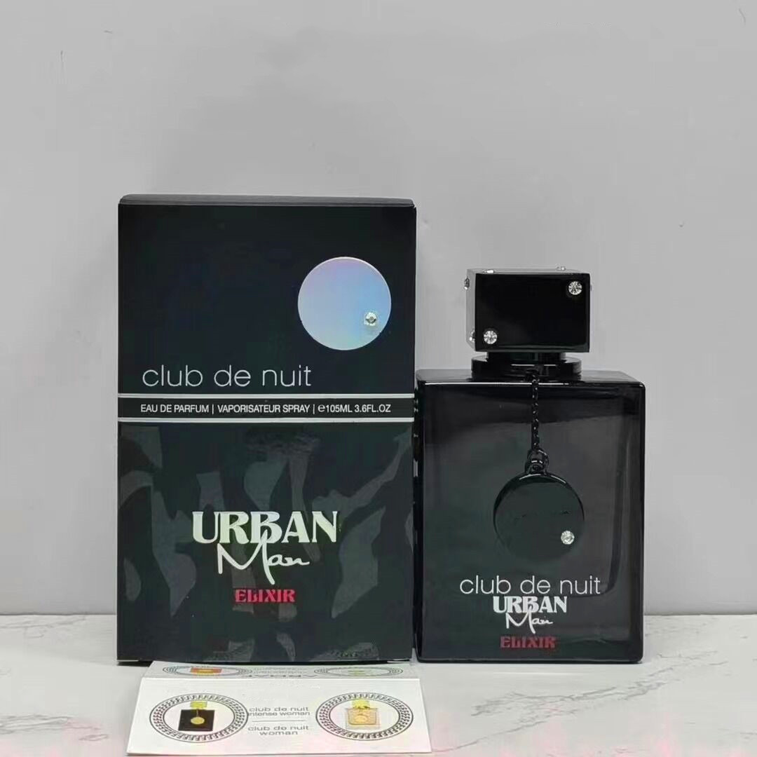 105Ml Club De Nuit URBAN Man Perfume Vaporisateur Men Fragrance Eau De Parfum 3.6Fl.Oz Long Lasting Smell And Women Cologne Spray High Quality