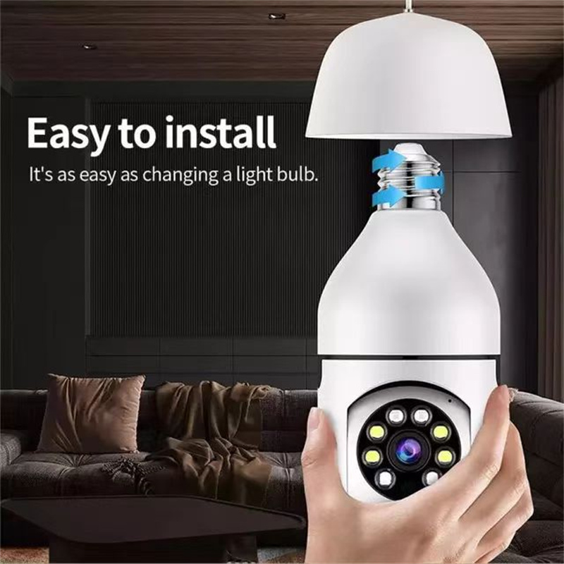 E27 IP Bulb Camera WiFi Baby Monitor 1080P Mini Indoor CCTV Security AI Tracking Audio Video Surveillance Camera Smart Home With Retail Box