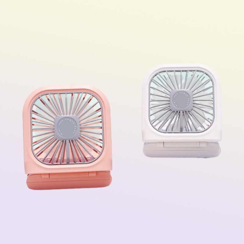 Fans Hanging Neck Fans Mini Portable Folding USB Small Fan Mute Power Bank Portable Handheld Desktop Multi Function Charge Fan 220