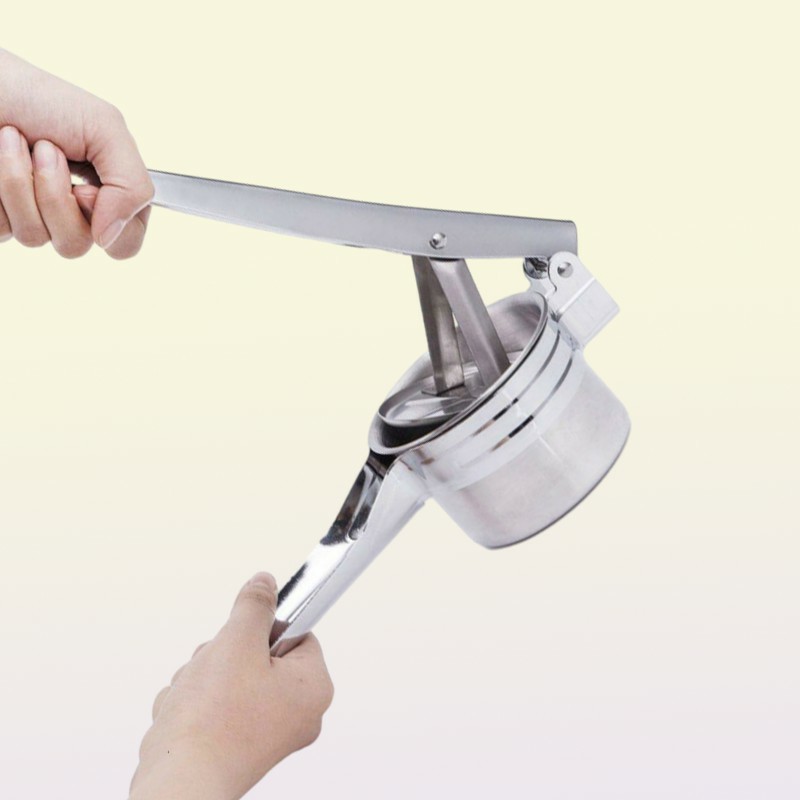 Fruit Vegetable Tools Potato Mashers Ricers Kitchen Cooking Stainless Steel Pressure Mud Puree Press Maker Garlic Presser 2211041251623