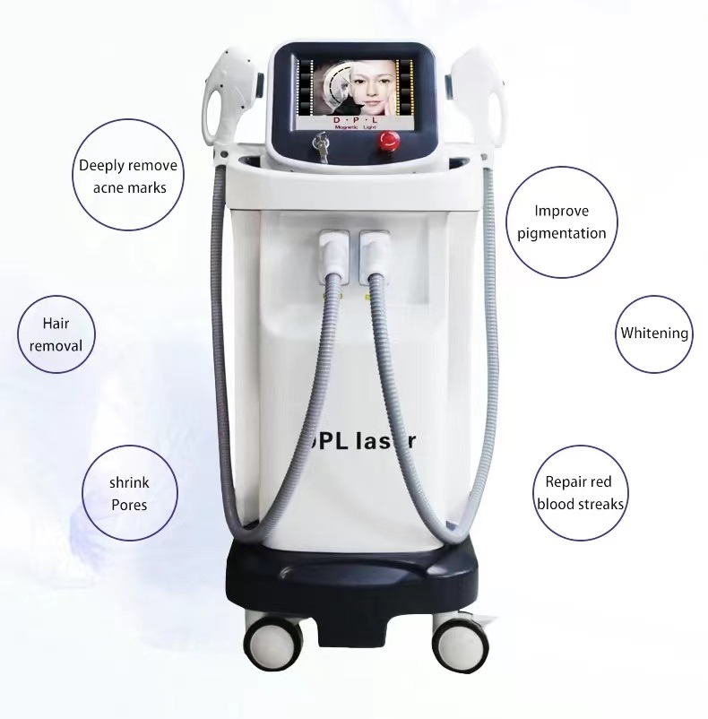 2026 Upgrade DPL Laser Hair Removal LASER DPL Narrow-Spectrum Skin Rejuvenation Vascular Lesions Acne Pigment Wrinkles Removal CE Approved