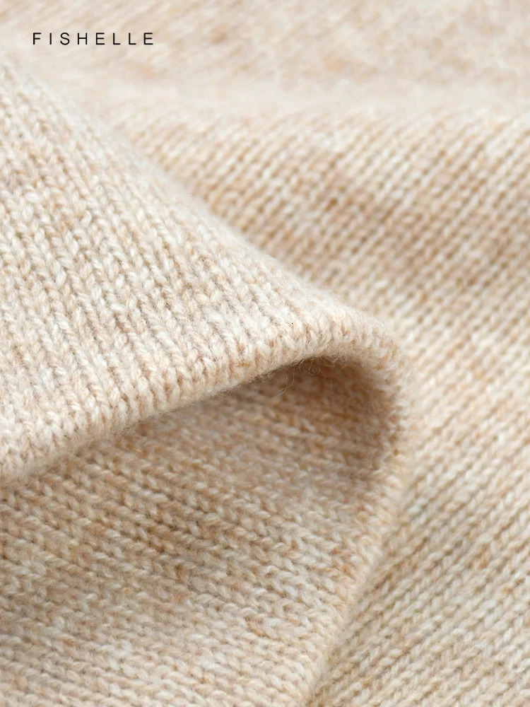 Solid Color Pure Wool Hat Womens Autumn Winter Warm Knitted Cap Casual Beanie For Adults Holiday Gifts 240103