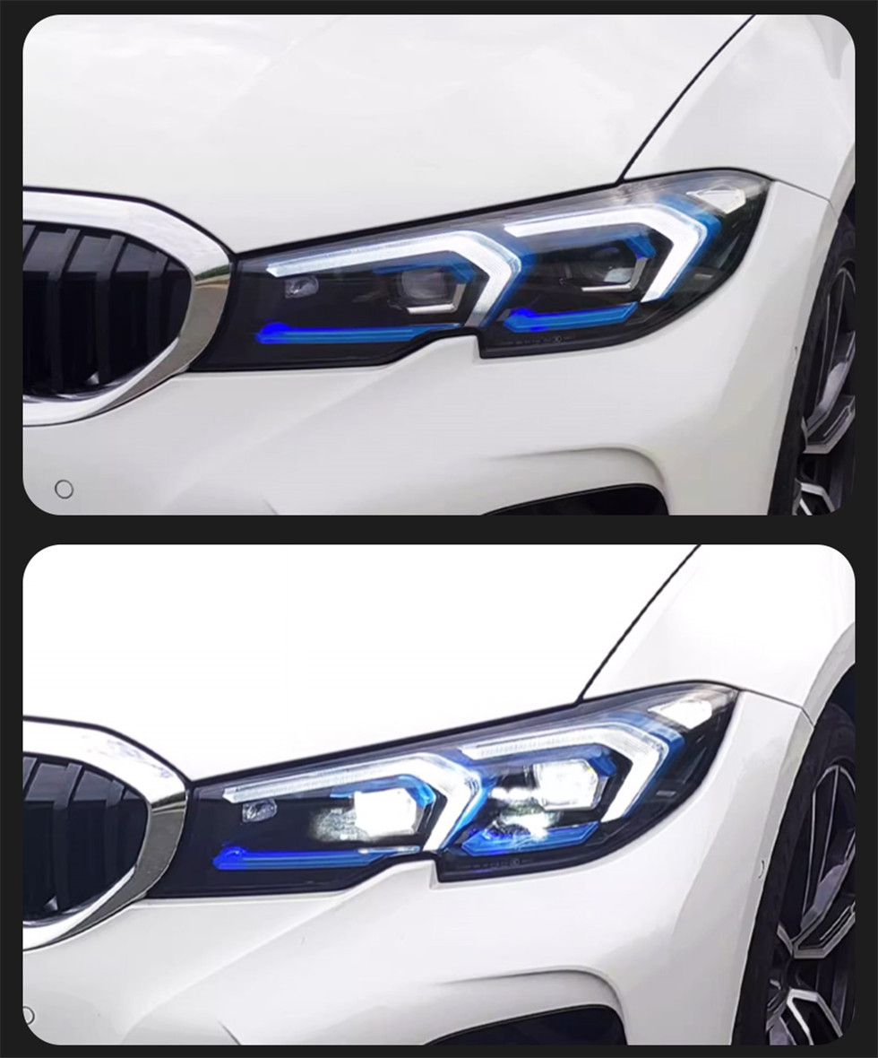 Headlight For 3 Series G20 20 19-20 21 Head Lights Laser Style Turn Signal Lamp LCI Replacement DRL Daytime Lights