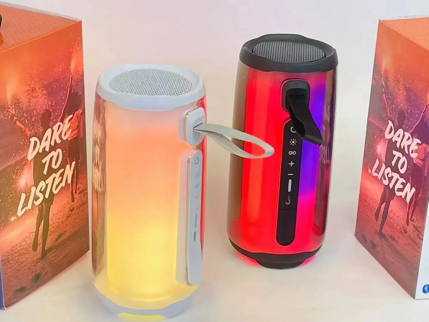 Wireless Bluetooth Speaker Waterproof Subwoofer Bass Music Speakers puff pulse 5 Portable Audio Full Screen Colorful