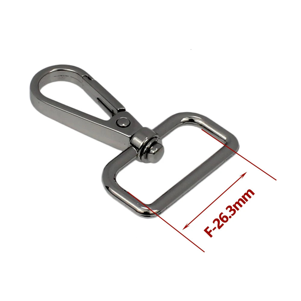 50Pcs Metal Swivel Leather Bag Handbag Purse Shoulder Strap Belt Clip Trigger Buckle Keychain Key Ring Dog Chain Collar Clasp 240103