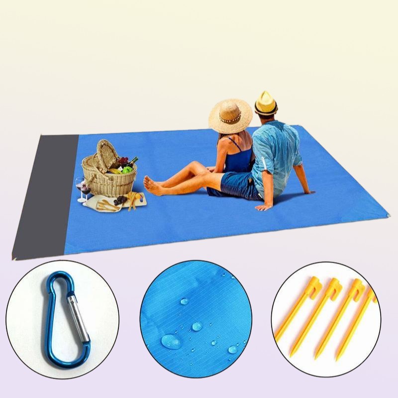 Outdoor Pads Sand Beach Blanket 82039039X79039039Oversized Large Mat Proof Picnic Camping Travel Hiking